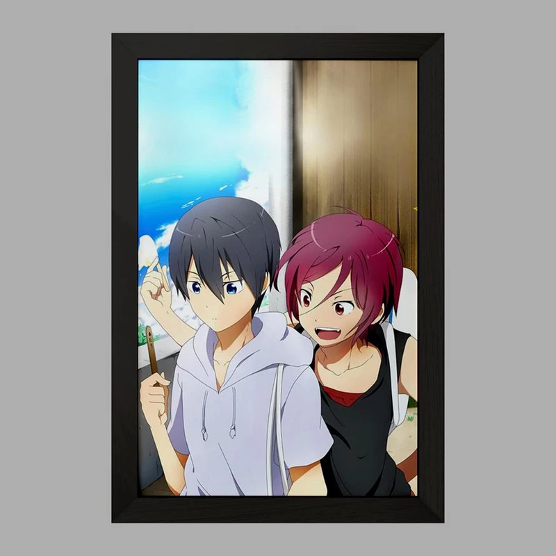 تابلو خندالو مدل رین و هاراکو انیمه فری تیل Fairy Tail  کد 15611