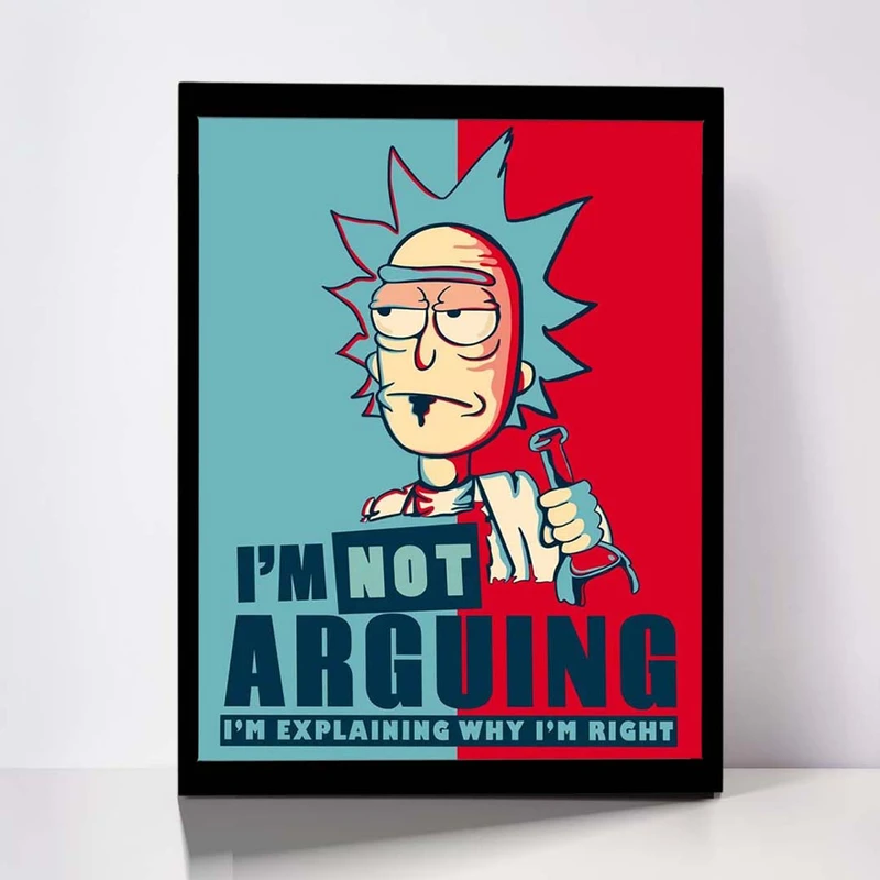 تابلو مدل Rick & Morty کد F-1055