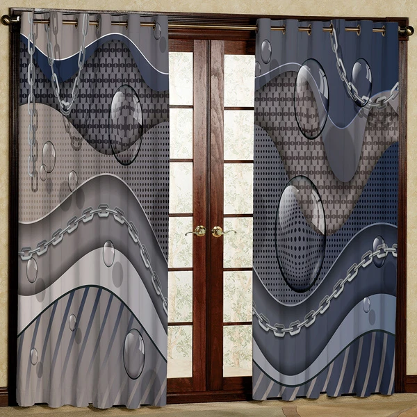 پرده مدل مخمل پانچی کد 7033 سایز 280x140 سانتی متر