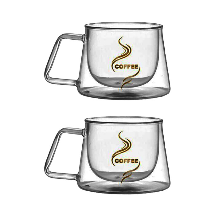 فنجان مدل دوجداره کد 151 بسته 2 عددی