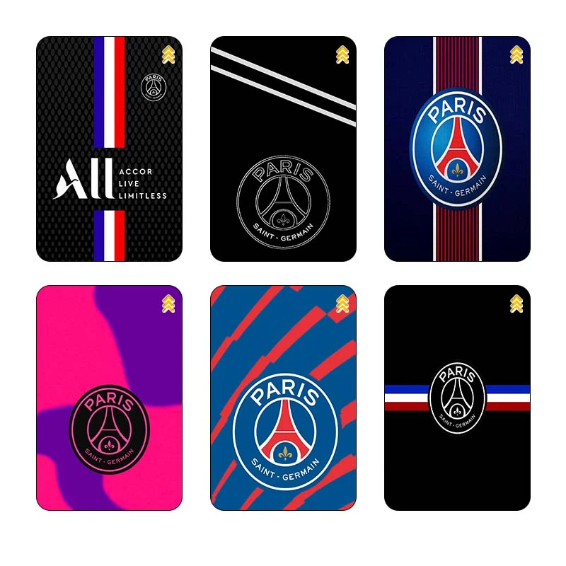 استيکر کارت کارنيکا طرح پاری‌سن‌ژرمن کد 29098 مجموعه 6 عددی