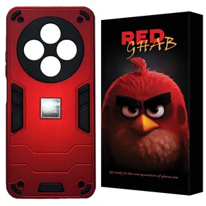 RED Ghab BATNR Cover Suitable For Xiaomi Redmi 14C 4G / Redmi 14C 5G / Redmi 14R / Poco C75 4G / Poco C75 5G / Redmi A3 Pro / Redmi A4 