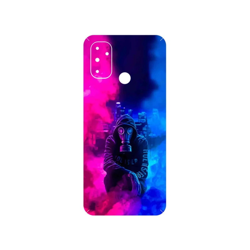 برچسب پوششی ماهوت مدل Smoke Rainbow Digital Art 2 مناسب برای گوشی موبایل وان پلاس Nord N100
