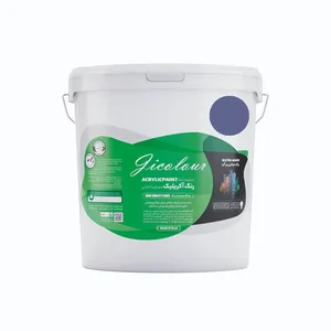 رنگ اکریلیک نمای داخل نیمه براق ژیکالر مدل شب اقیانوس کد M-V002 حجم 900 میلی لیتر
