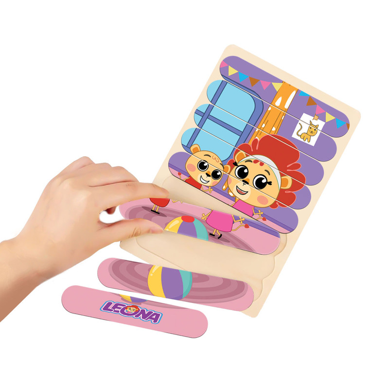 پازل 16 تکه انتشارات شادزی مدل جورچینو لئونا