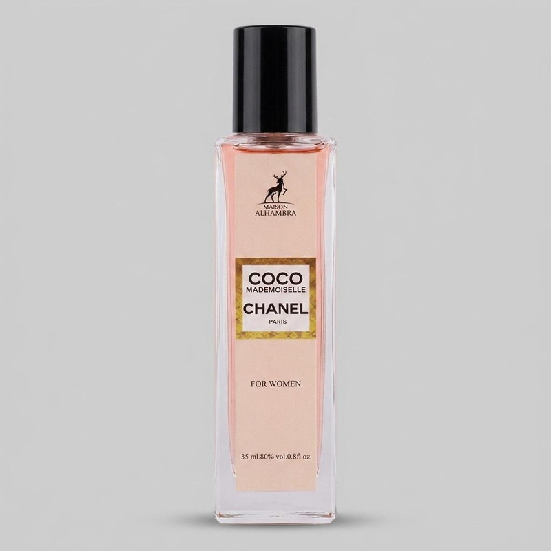 عطر جیبی زنانه الحمبرا مدل Chanel Coco Mademoiselle با رایحه خنک حجم 35 میلی لیتر