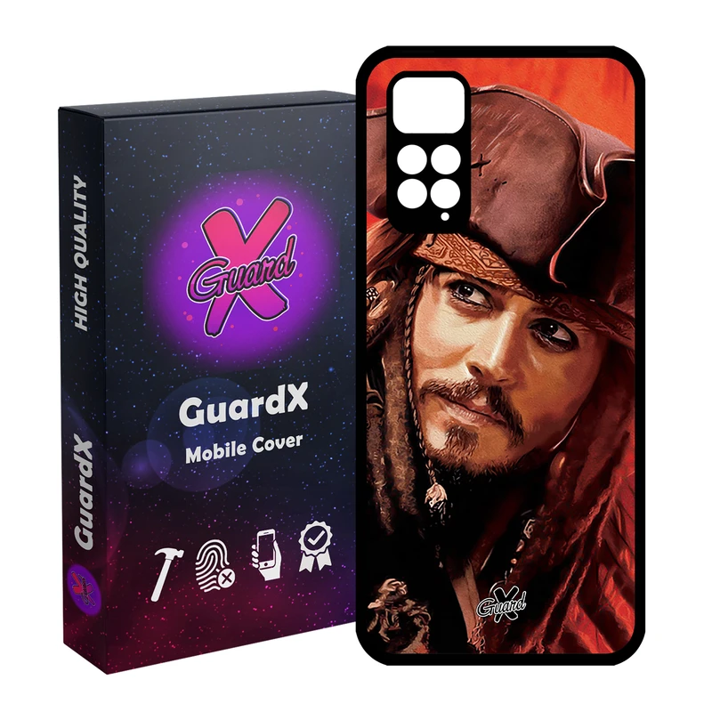کاور گارد ایکس طرح Johnny Depp مدل Glass10205 مناسب برای گوشی موبایل شیائومی Redmi Note 11S/ Note 11 4G