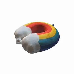 بالش دور گردنی مدل رنگین کمان