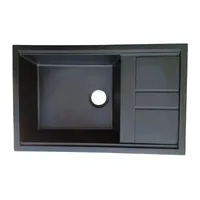 سینک ظرفشویی گرانیت توکار یک لگنه مدل MAK_B80