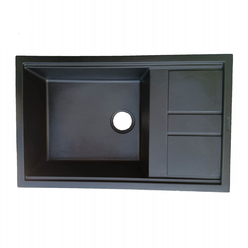 سینک ظرفشویی گرانیت توکار یک لگنه مدل MAK_B80