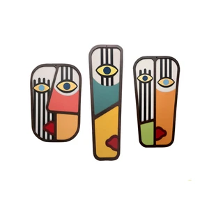 دیوارکوب طرح وال ماسک کد mf220-a مجموعه 3 عددی