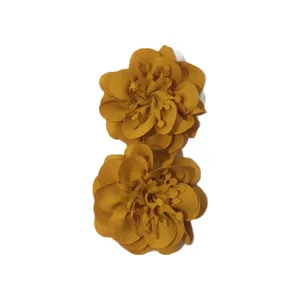 کش مو دخترانه مدل گل 90 بسته 2 عددی