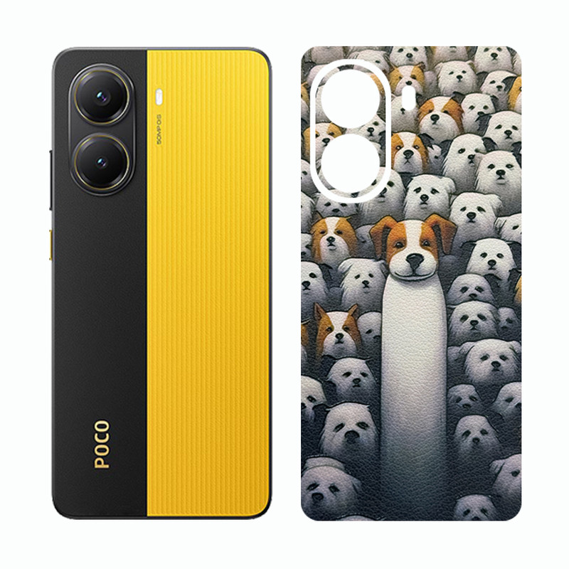برچسب پوششی ریمکس مدل Cover طرح سگ مناسب برای گوشی موبایل شیائومی Poco X7 Pro