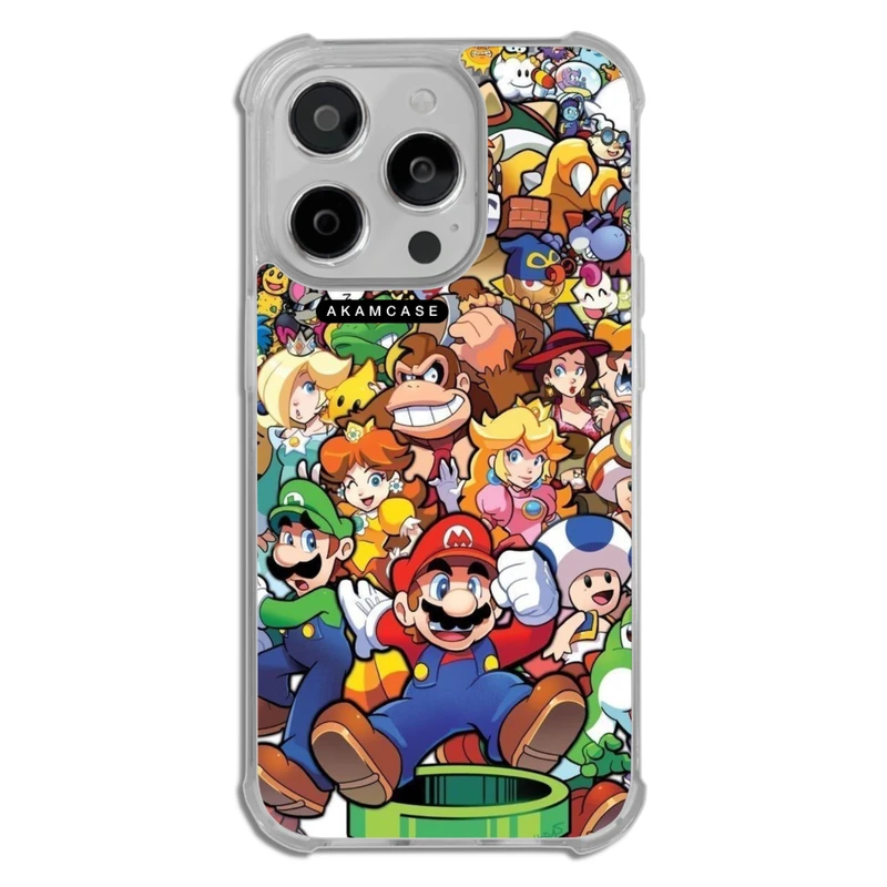 کاور آکام مدل AMC-WTA14PRO-SUPER MARIO5 مناسب برای گوشی موبایل اپل iPhone 14 Pro