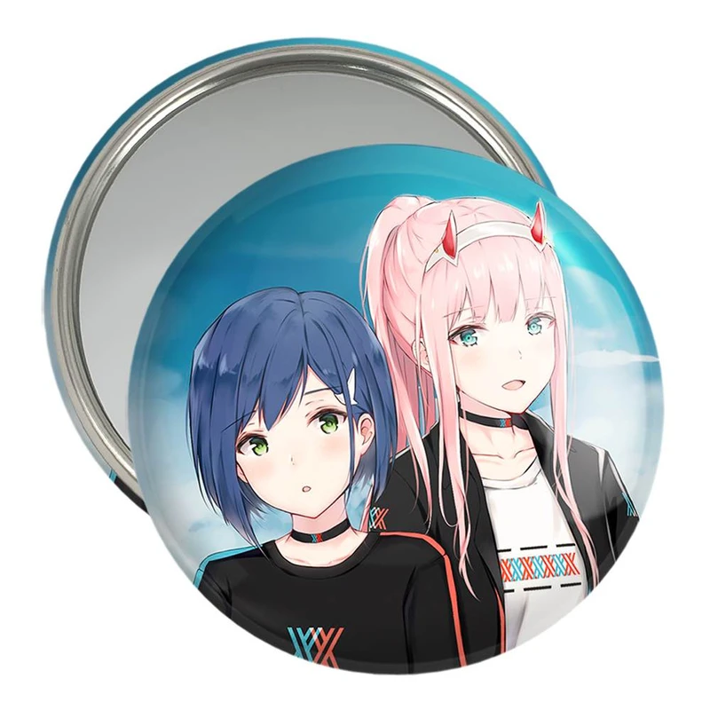 آینه جیبی خندالو مدل زیروتو و ایچیگو انیمه دارلینگ در فرنکس  کد 11970