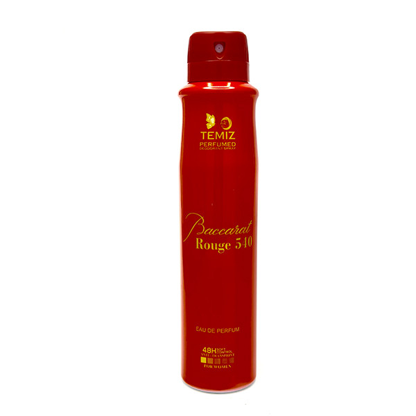 اسپری بدن زنانه تمیز مدل Baccarat Rouge 540 حجم 200 میلی لیتر