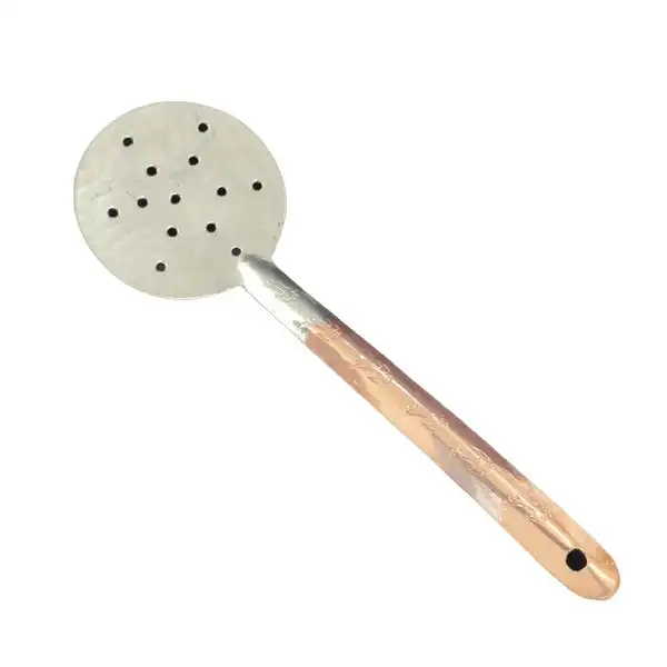 کفگیر مسی مدل دورنگ کد ZH183.19