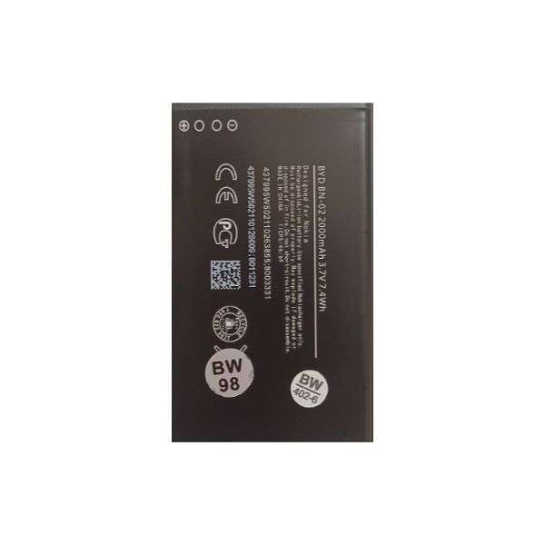 باتری موبایل مدل BN-02 ظرفیت 2000 میلی آمپر ساعت مناسب برای گوشی موبایل نوکیا X L