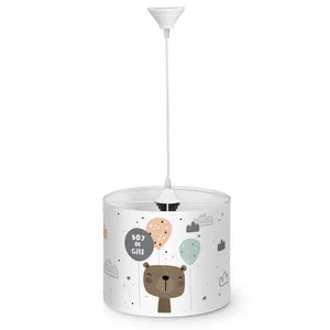 لوستر کودک مدل خرس و بادکنک کد BE-W-4762