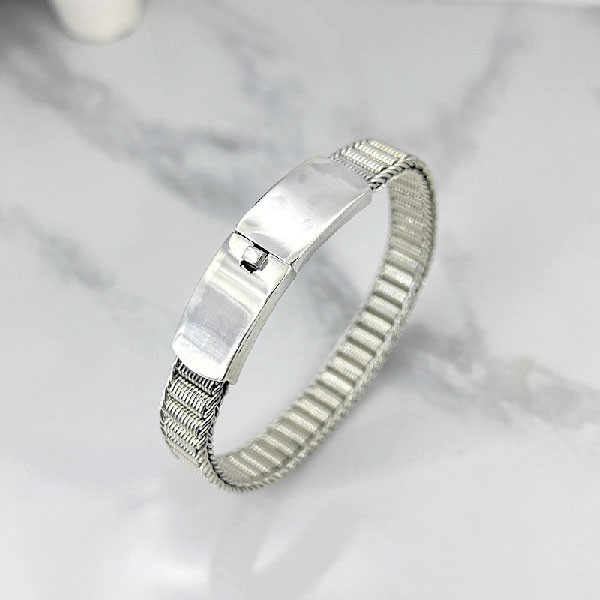 دستبند نقره مردانه مدل 6875655