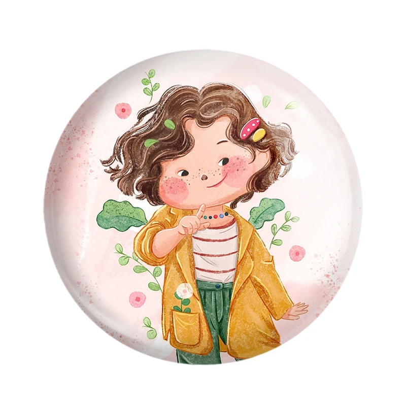 مگنت خندالو مدل دخترانه فانتزی کد 25740