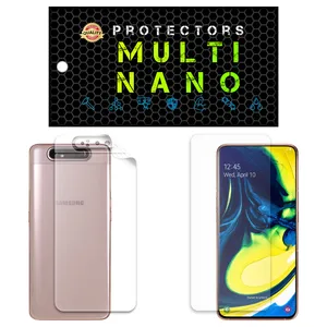 Multi nano X-SFB Model Anti Reflex Screen Protector Suitable For Samsung Galaxy A80 Mobile Phone Along With The Back Protector