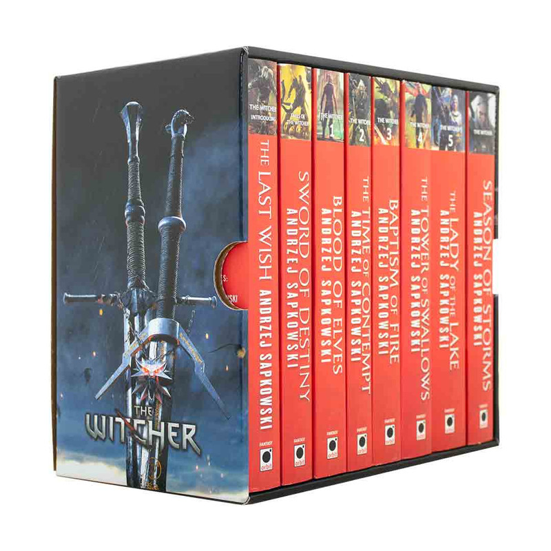 کتاب The Witcher اثر Andrzej Sapkowski انتشارات جنگل 8 جلدی کتاب The Witcher اثر Andrzej Sapkowski انتشارات جنگل 8 جلدی
