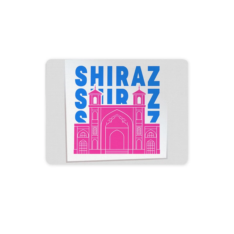 ماوس پد ترمه طراحان ایده مدل نماد مسجد نصیرالملک کد map0017 سایز 19*28 سانتی متر