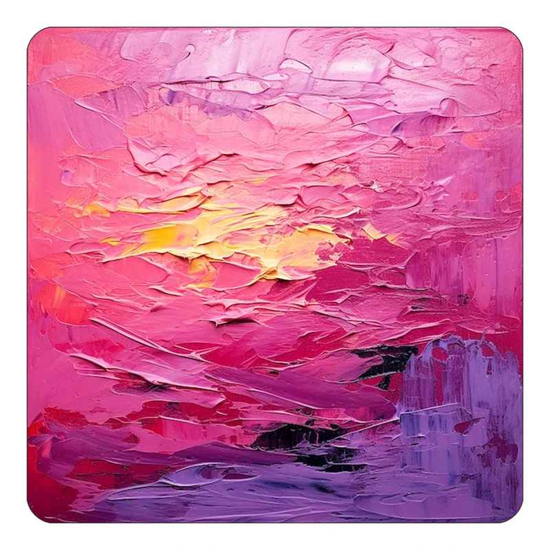 مگنت کاکتی طرح نقاشی رنگ روغن مدل mp70472