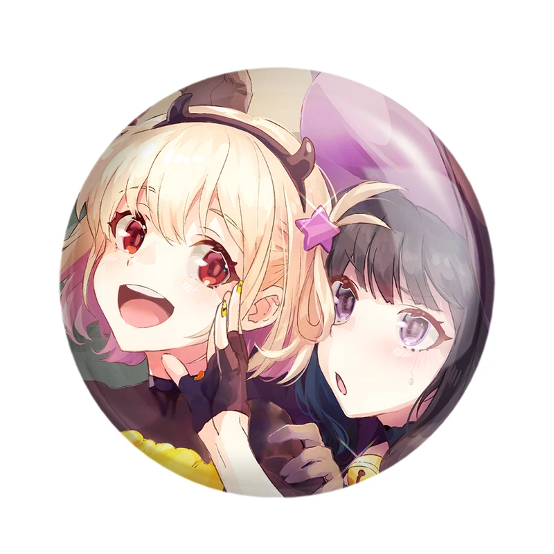 مگنت خندالو مدل تاکینا و چیساتو انیمه لیکوریس ریکویل Lycoris Recoil  کد 23046