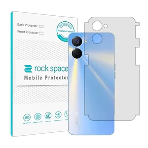 Rock space HyGEL model Transparent phone back protector suitable for Realme V20 mobile phone