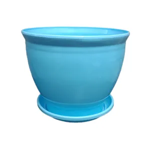 گلدان مدل گرد پلاستیکی کد 15 بسته 12 عددی