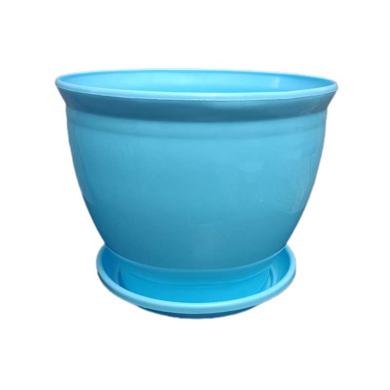 گلدان مدل گرد پلاستیکی کد 15 بسته 12 عددی