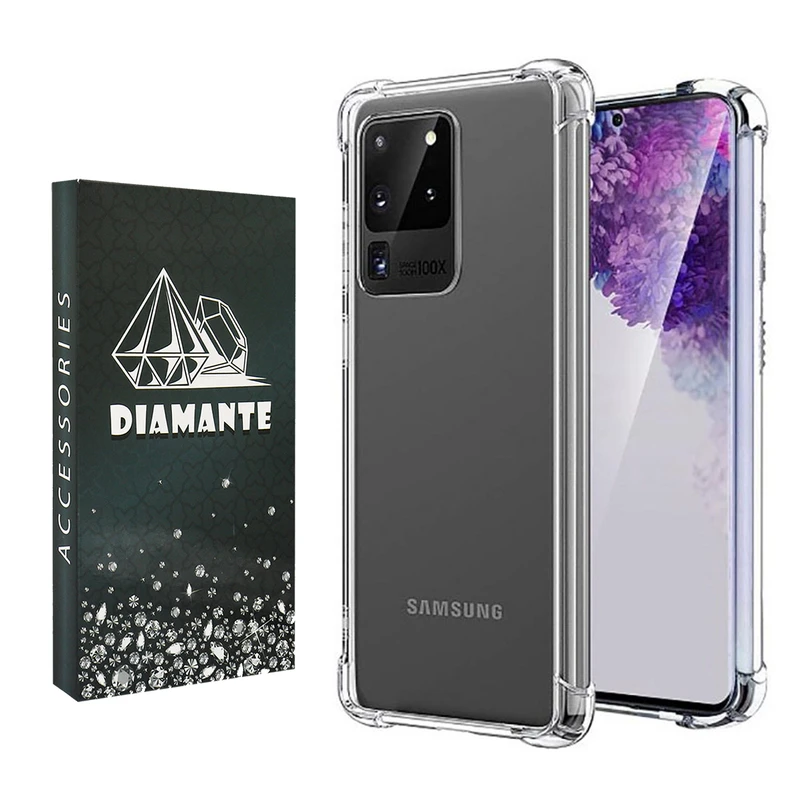 کاور دیامانته مدل Bianco Navy مناسب برای گوشی موبایل سامسونگ Galaxy S20 Ultra