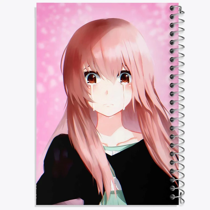 دفتر نقاشی 50 برگ خندالو مدل شوکو نیشیمیا انیمه سایلنت ویس A Silent Voice کد 15811