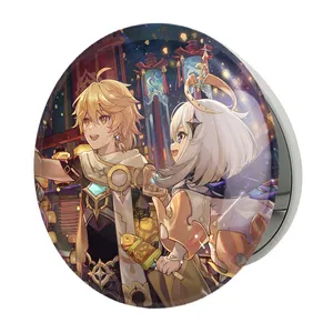 آینه جیبی خندالو طرح بازی گنشین ایمپکت Genshin Impact مدل تاشو کد 24551 