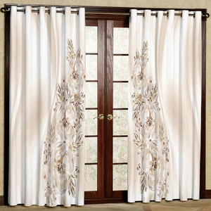 پرده مدل مخمل پانچی کد 1138aT2 سایز 200x140 سانتی متر