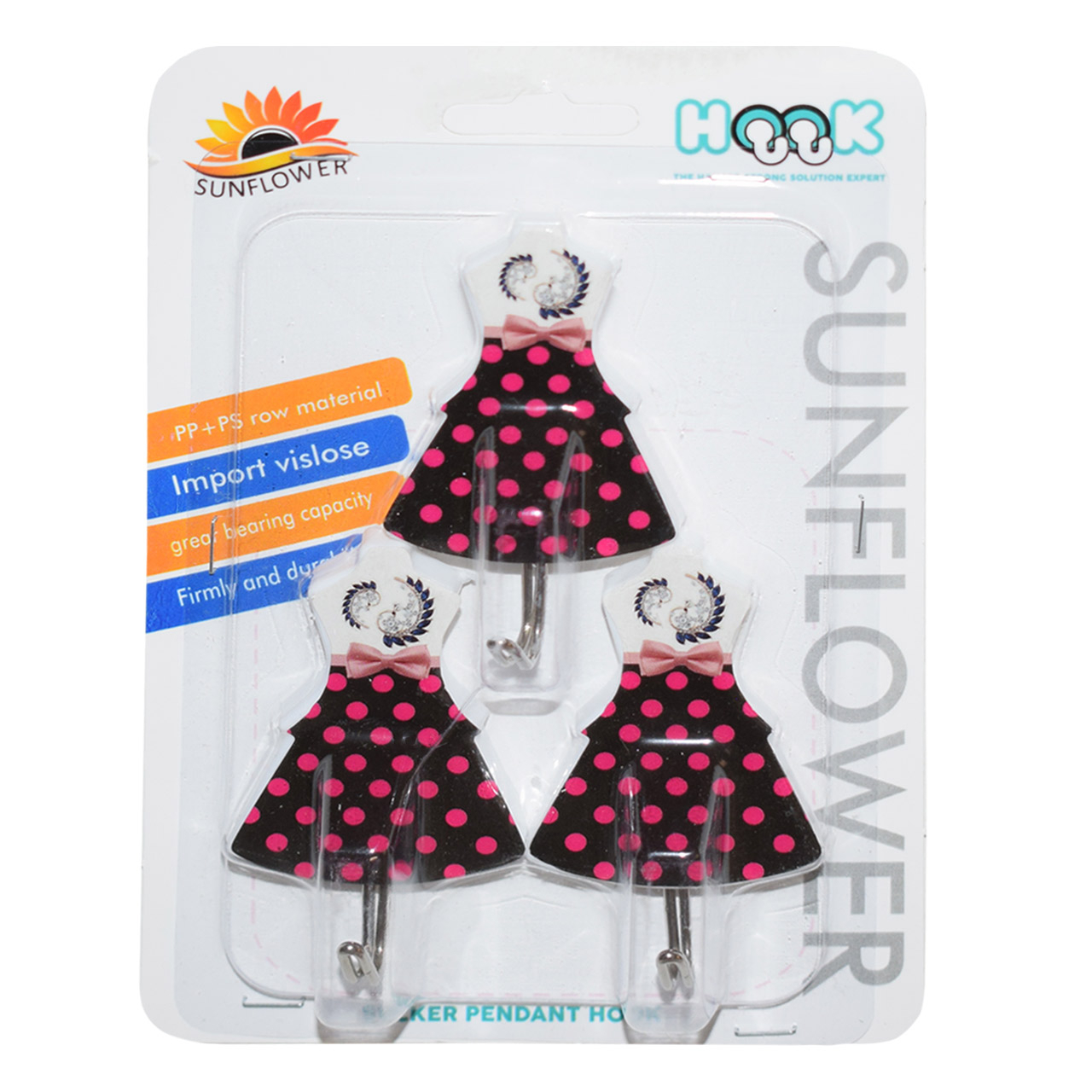 آویز حوله سان فلاور مدل Dress 1 بسته 3 عددی 