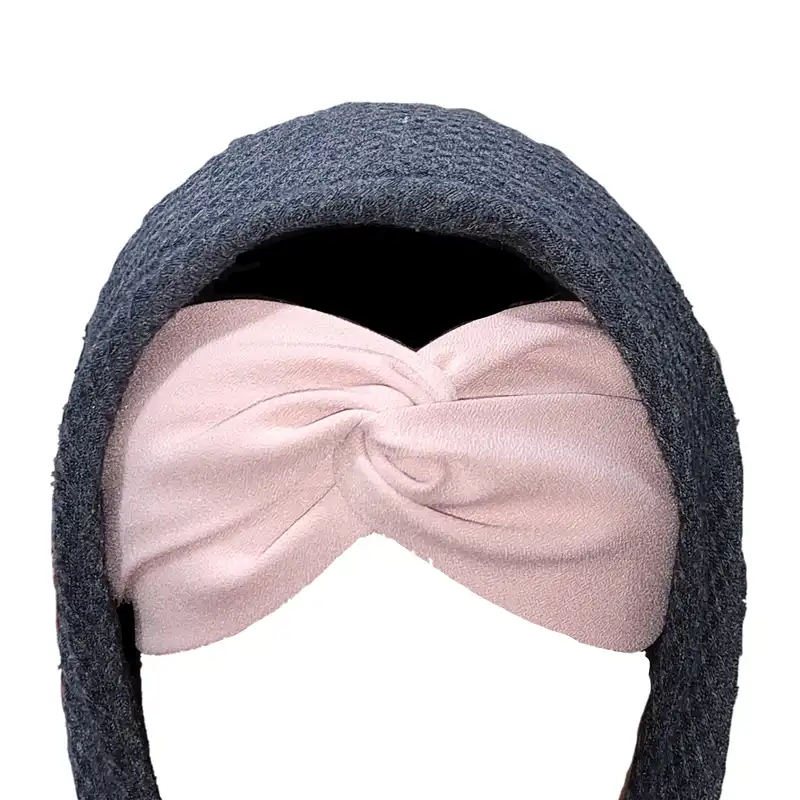 هدبند زنانه مدل گره ای پهن