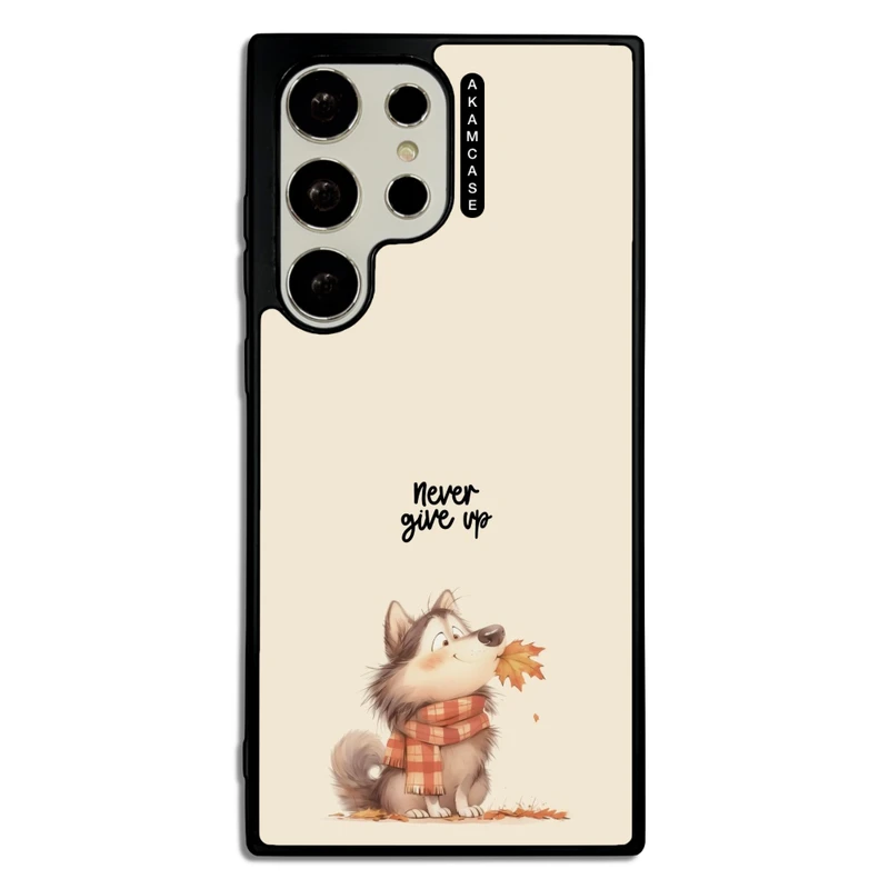 کاور آکام مدل AMC-WSGS23U-ANIMALS QOUTES-11 مناسب برای گوشی موبایل سامسونگ Galaxy S23 Ultra