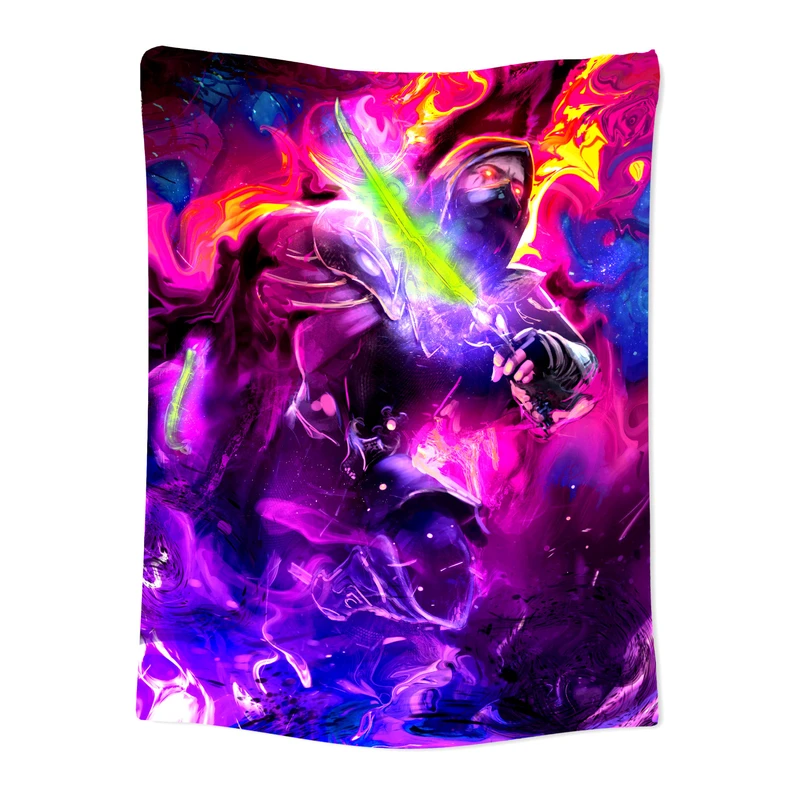 پوستر پارچه ای مدل بکدراپ بلک لایت کد 905