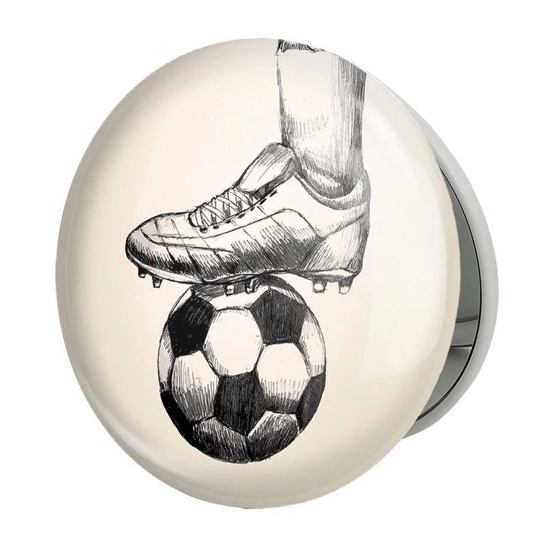 آینه جیبی خندالو طرح فوتبال Football مدل تاشو کد 25980 