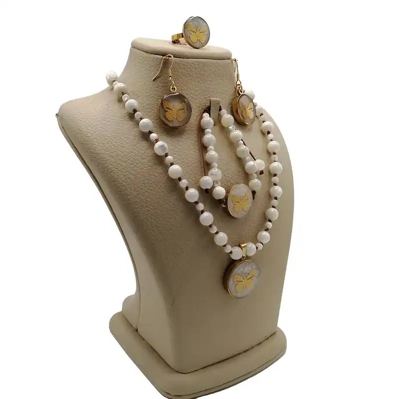 ست زنانه زرین هنر مدل پروانه صدفی