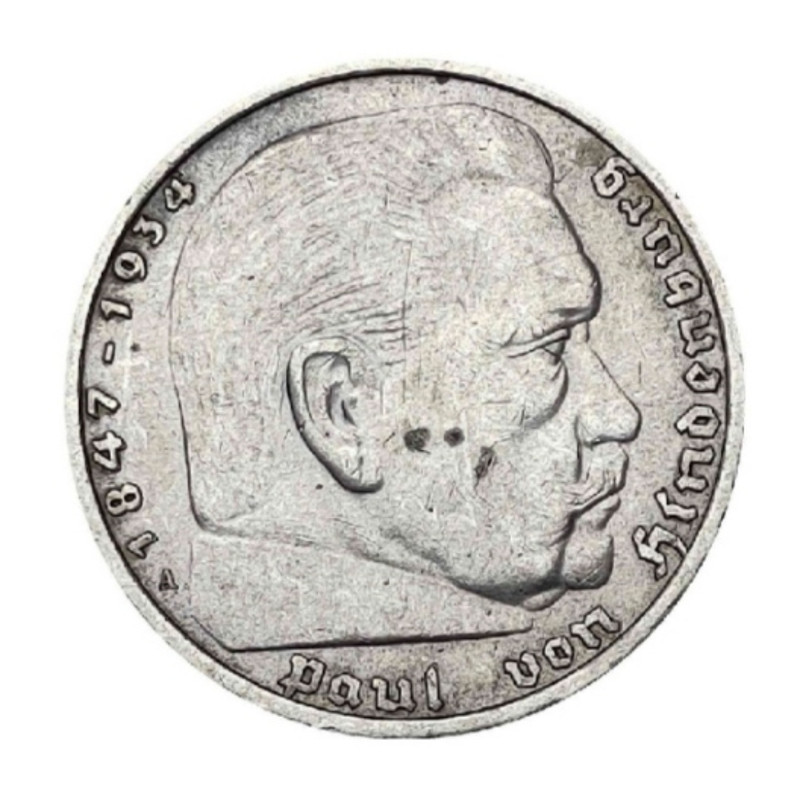 سکه تزیینی طرح 5 مارک رایش آلمان مدل 1935 میلادی
