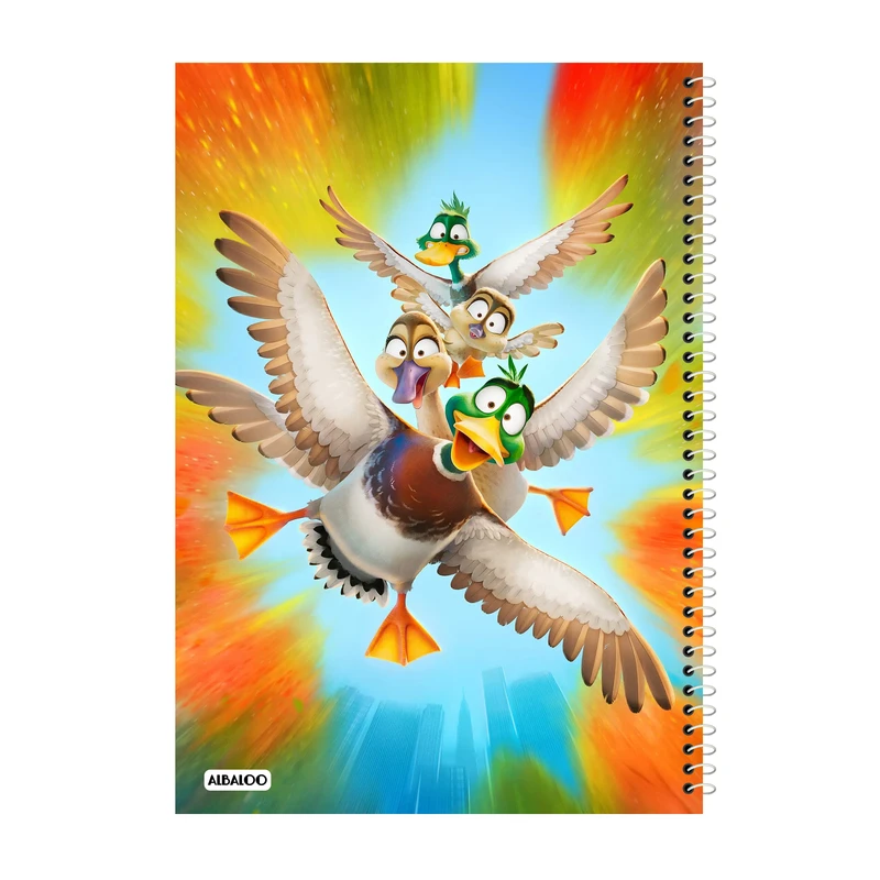 دفتر مشق 50 برگ آلبالو طرح انیمیشن مهاجرت کد 2138