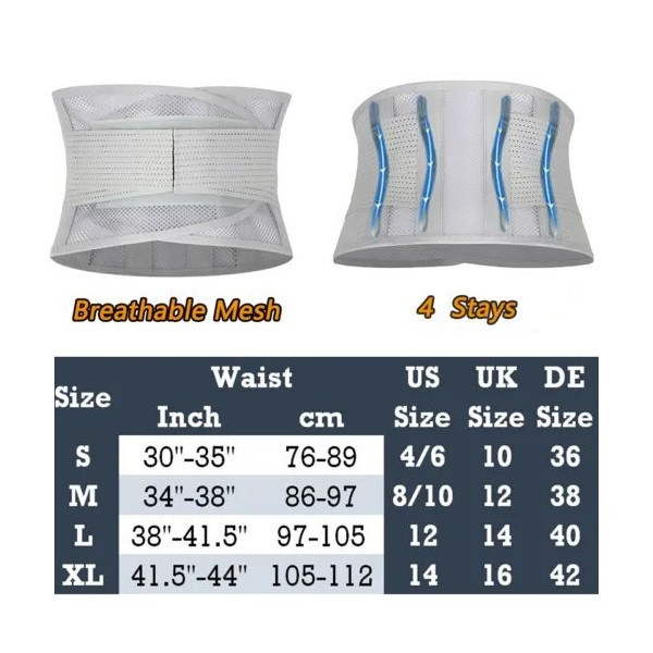 کمربند طبی مدل آتل دار کد MB-01