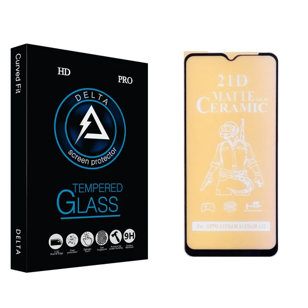 محافظ صفحه نمایش سرامیکی دلتا مدل Fit مناسب برای گوشی موبایل سامسونگ Galaxy A12
