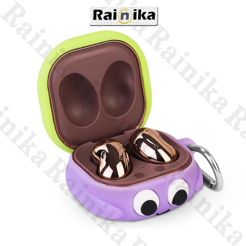 کاور رینیکا مدل Buds Eggplant مناسب برای کیس هدفون بی سیم سامسونگ Galaxy Buds Live / Buds Pro / buds 2 / buds 2 pro / Fe