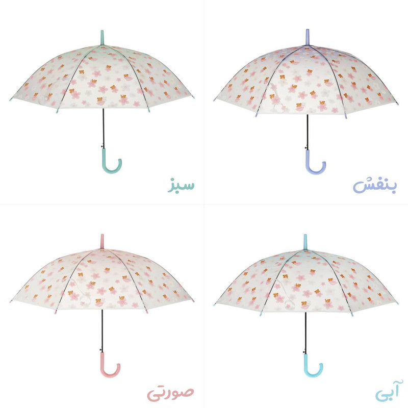 چتر 8 پره مدل 602 قطر 90 سانتی‌متر