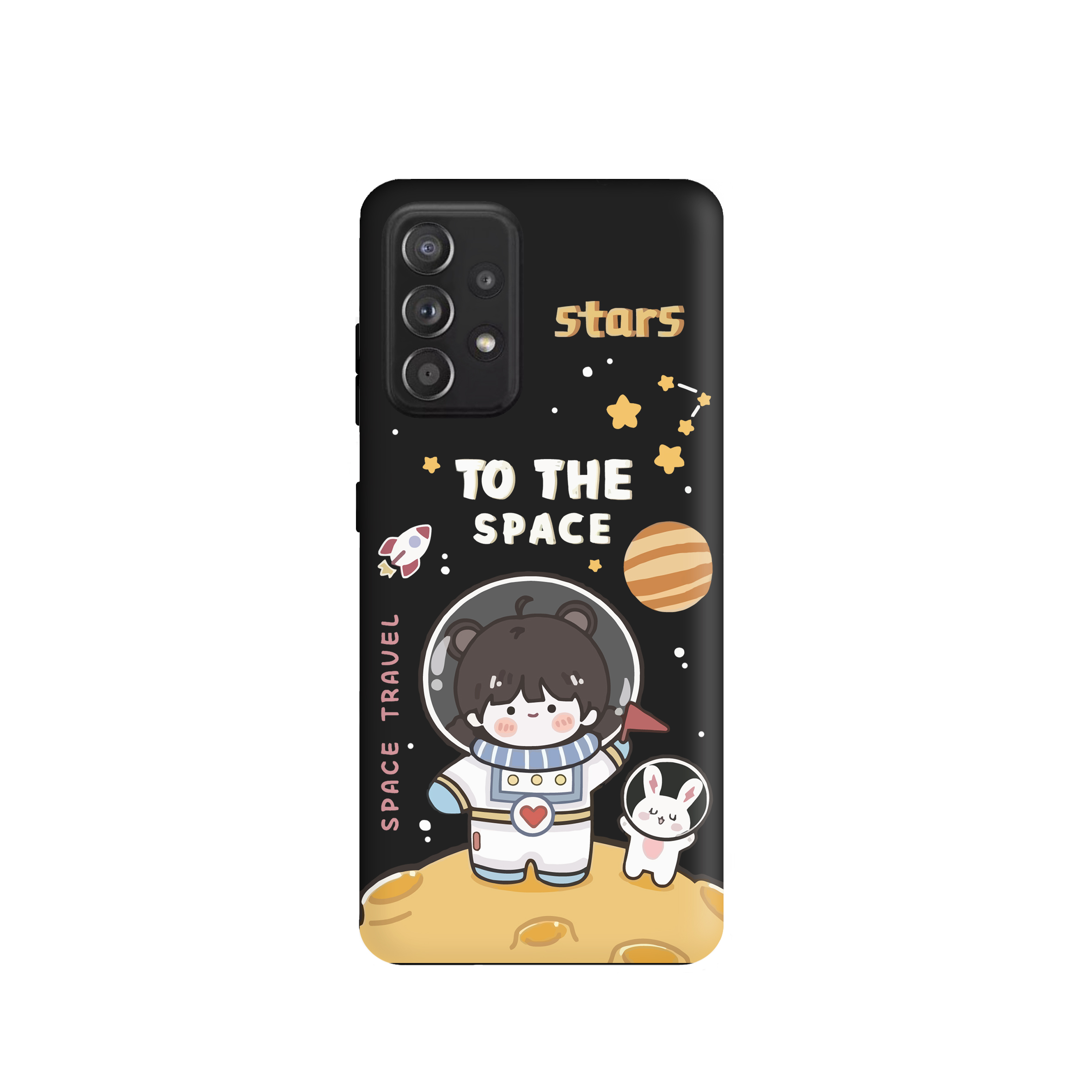 کاور طرح دختر فضانورد کد FF331 مناسب برای گوشی موبایل سامسونگ Galaxy A52
